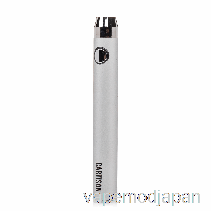 VAPE MOD カルチザン ボタン VV 900 デュアル チャージ 510 バッテリー [USB-C] シルバー